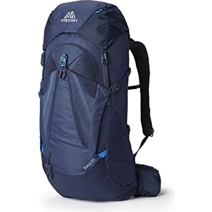 Gregory Zulu 40 Men Größe SM/MD halo blue, Wanderrucksack mit FreeFloat-Federung und CO2-Reduktion