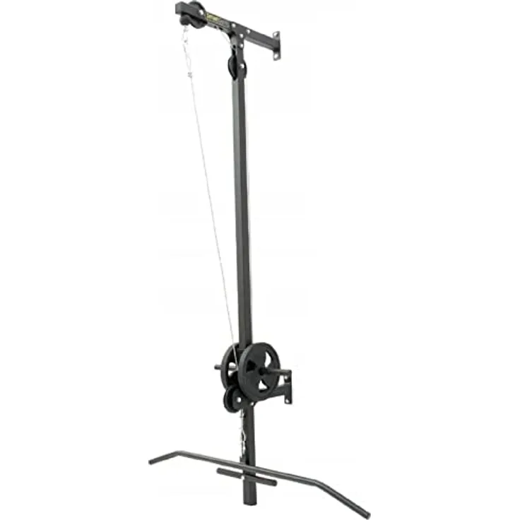 QLS Latzugstation Latzug Turm Zugstation Latzugmaschine Seilzug Wandmontage oberer unterer Griff SG-17, professionelles Rücken- und Schultertraining, aus hochwertigem Stahl, in Polen hergestellt