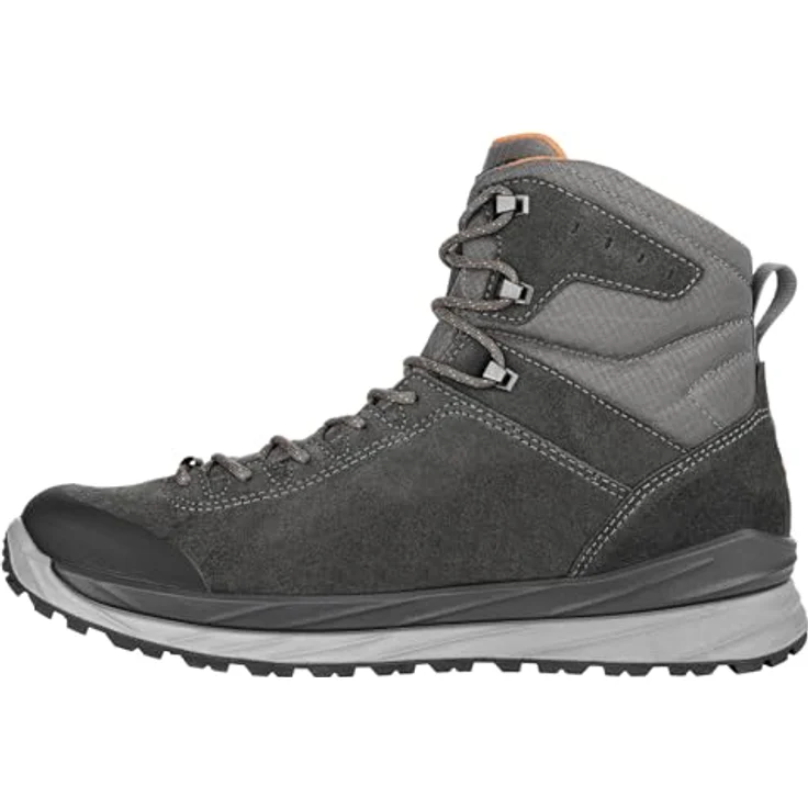 Lowa Malta GTX Mid 3105120937, Wanderschuhe aus Veloursleder und Textil mit GORE-TEX Futter und LOWA DynaPU® Zwischensohle, anthrazit, Größe 9.5 – Bild 3