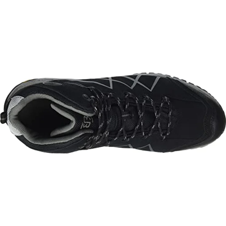 Brütting Kansas High, Herren Wanderschuhe, robuster Outdoorschuh aus Synthetik, schwarz, Größe 38 – Bild 3