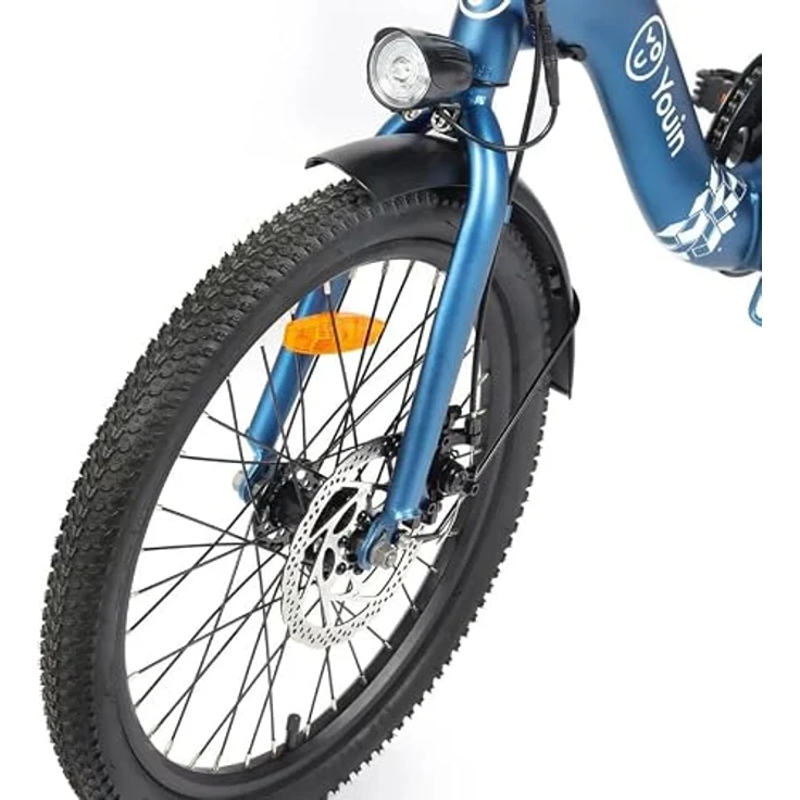 PixelPilot E-Bike Klapprad 20 Zoll, faltbares Elektrofahrrad mit 250-W-Heckmotor, 281-Wh-Akku, bis 45 km Reichweite, Shimano Altus 7-Gang, Citybike für Damen und Herren – Bild 4