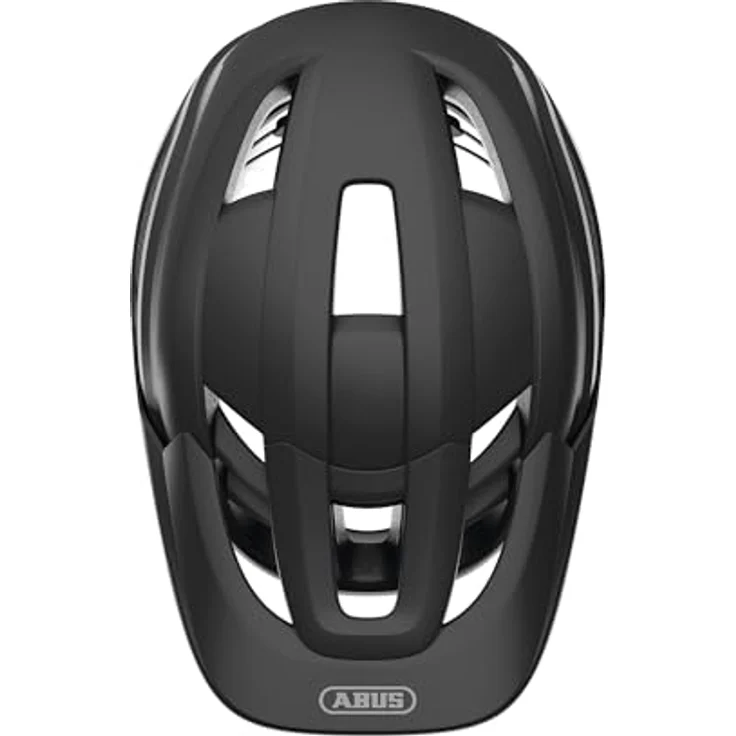 ABUS CliffHanger MTB-Helm, leichter Fahrradhelm mit großem Belüftungssystem und TriVider Riemensystem, schwarz, Größe M – Bild 6