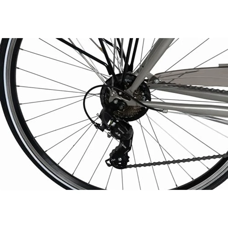 DACAPO Montreal Trekkingrad Herren 28'', 21 Gänge, RH 53 cm, Silber – Bild 4