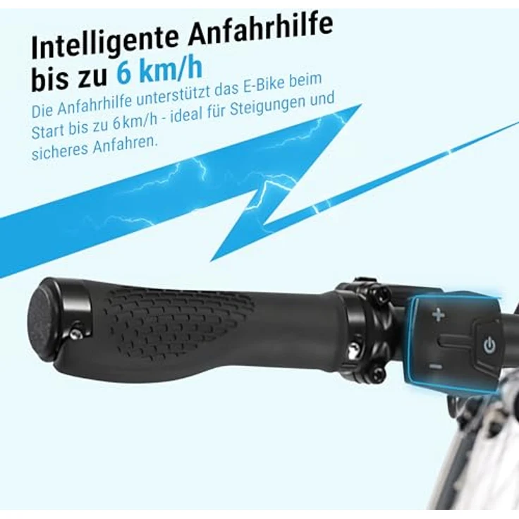 AsVIVA E-Bike B14 Stadtfalter, 28 Zoll Citybike für Damen & Herren, Pedelec 25 km/h, 250W Motor, 36V 17.5 Ah, bis zu 150 km Reichweite, Tiefeinsteiger, hydraulische Scheibenbremsen – Bild 5
