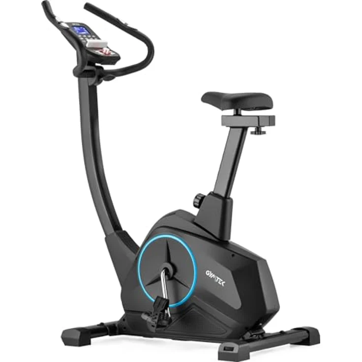 Gymtek® XB4000 Heimtrainer - Indoor Fahrrad Fitnessbike bis 150kg - LCD Anzeige - Magnetisches Widerstandssystem - 18 Trainingsprogramme - Bluetooth-Konnektivität – Bild 1