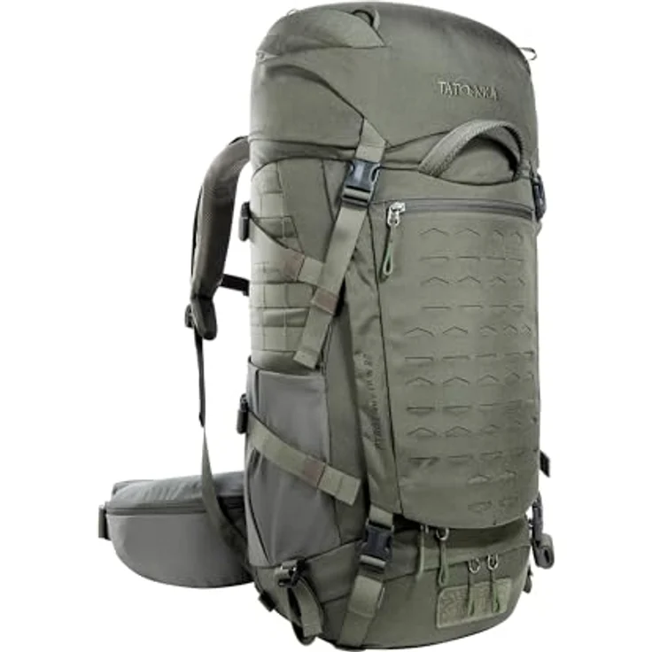 Tatonka Pyrox Wanderrucksack, 70 cm, stone grey olive, 100% Polyamid, kompakte Maße 29 cm x 22 cm – Bild 1