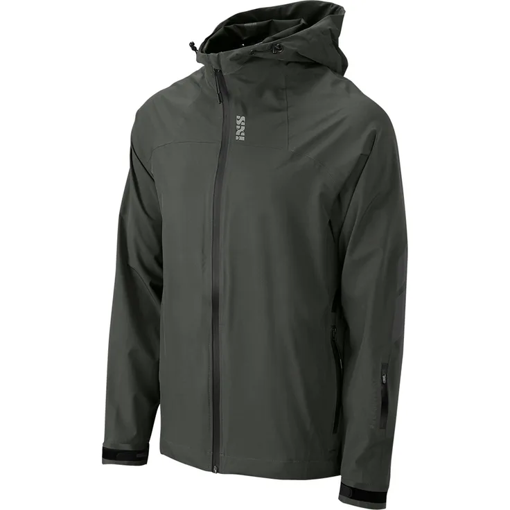 IXS Herren Allwetter Jacke Carve, wasserdicht mit 20.000mm Wassersäule, atmungsaktiv 30.000g/m2/24h, anthrazit, M