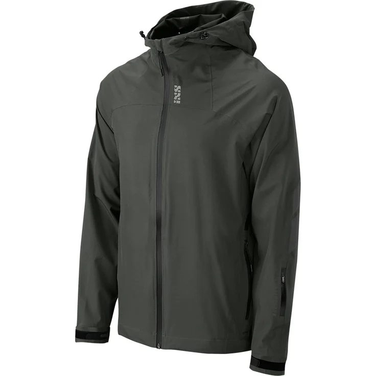 IXS Herren Allwetter Jacke Carve, wasserdicht mit 20.000mm Wassersäule, atmungsaktiv 30.000g/m2/24h, anthrazit, M