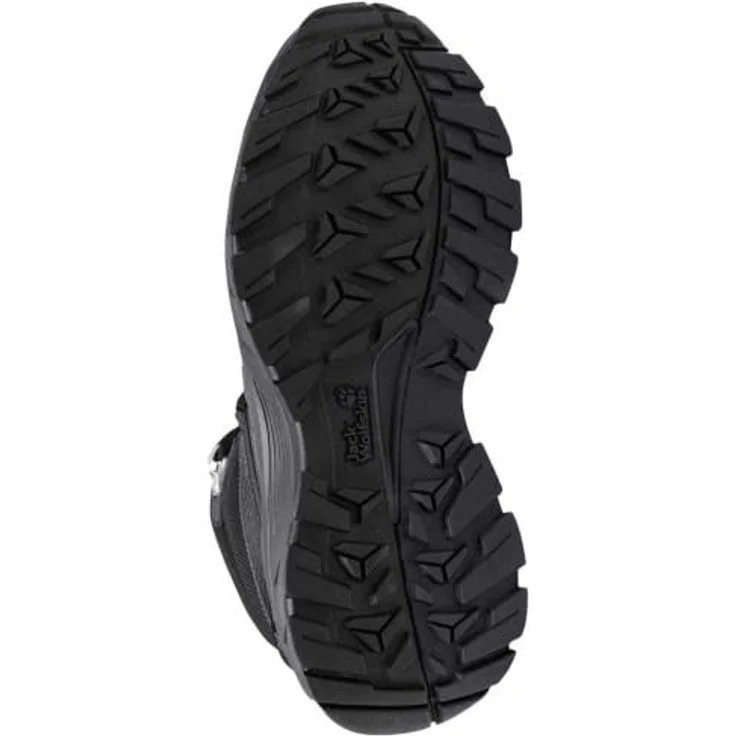 Jack Wolfskin Wild Hike Mid W, Wasserdichte Wanderstiefel mit EVA-Dämpfung und griffiger Gummiaußensohle, Schwarz – Bild 2