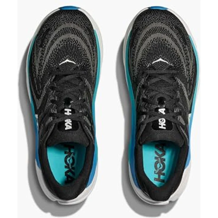 Hoka One One M Arahi 8, Laufschuh für Herren, schwarz / himmelblau, Größe 42.5 – Bild 4