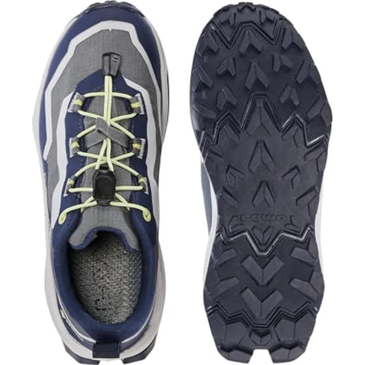 Lowa TRAILUX GTX LO JR Wanderschuhe für Kinder, wasserdicht mit GORE-TEX, navy/grau, Größe 28 – Bild 6
