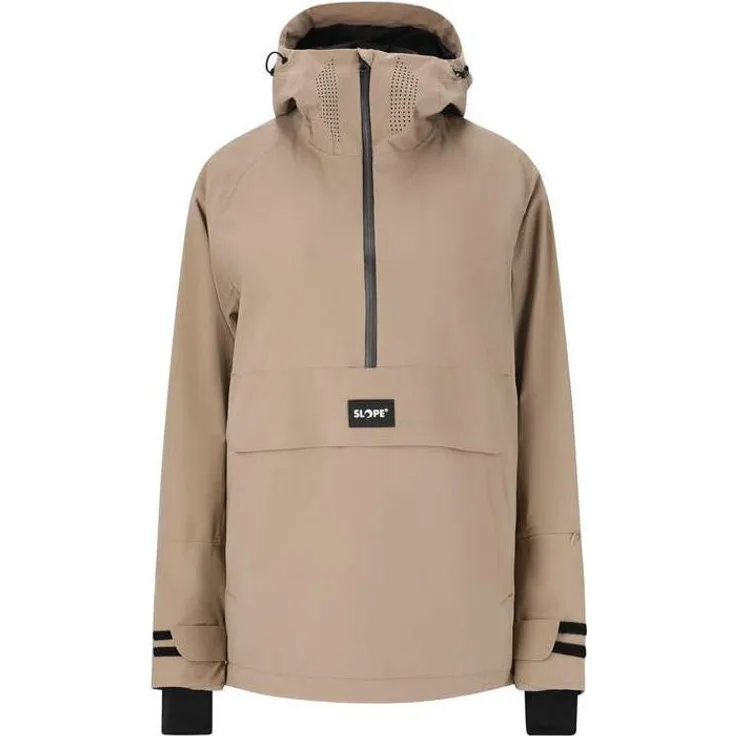 Slope Ruki Lined Shell Ski Anorak, Damen Skijacke mit 15.000 mm Wassersäule, verstellbarer Kapuze, winddicht und warm
