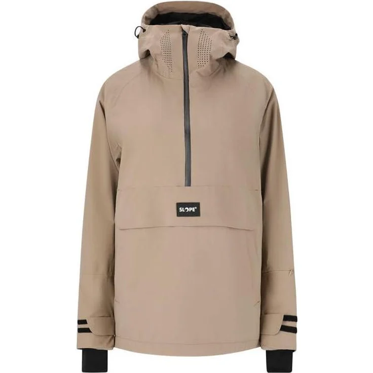 Slope Ruki Lined Shell Ski Anorak, Damen Skijacke mit 15.000 mm Wassersäule, verstellbarer Kapuze, winddicht und warm