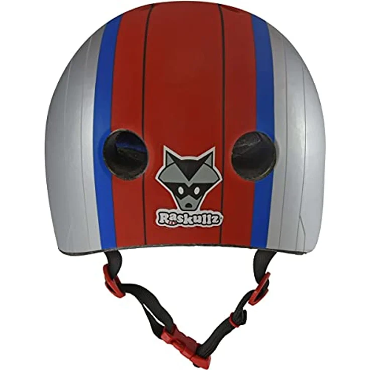 Raskullz Flying Ace Unisex Kinderhelm, Einheitsgröße 50–54 cm, mit verstellbaren Riemen und aerodynamischen Kühlungsöffnungen – Bild 4