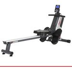 HAMMER Rudergerät RX1 für zu Hause - klappbare Rudermaschine mit Magnetbremssystem, kugelgelagertem Sitz, bis 120 kg Nutzergewicht & integriertem Pulsempfänger für Brustgurte