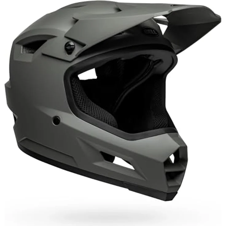 Bell Sanction 2, Fahrradhelm mit Vollgesichtsbelüftung und abnehmbaren Wangenpolstern, matte dunkelgrau – Bild 4