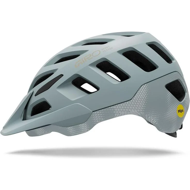 Giro Radix MIPS Mat Sky Blue Pulse, Fahrradhelm mit ausgezeichnetem Schutz und belüftbarem Design, Größe M
