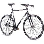 Chrisson Vintage Road N7, 28 Zoll Urbanbike mit 7 Gängen, Shimano Nexus, schwarz matt, 52 cm