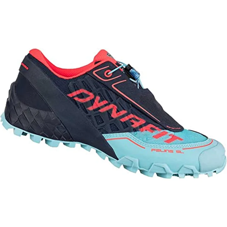 Dynafit Feline SL Laufschuh, Damen, trailtauglicher Laufschuh mit optimaler Traktion und Quick Lacing System, Blau, Größe 40