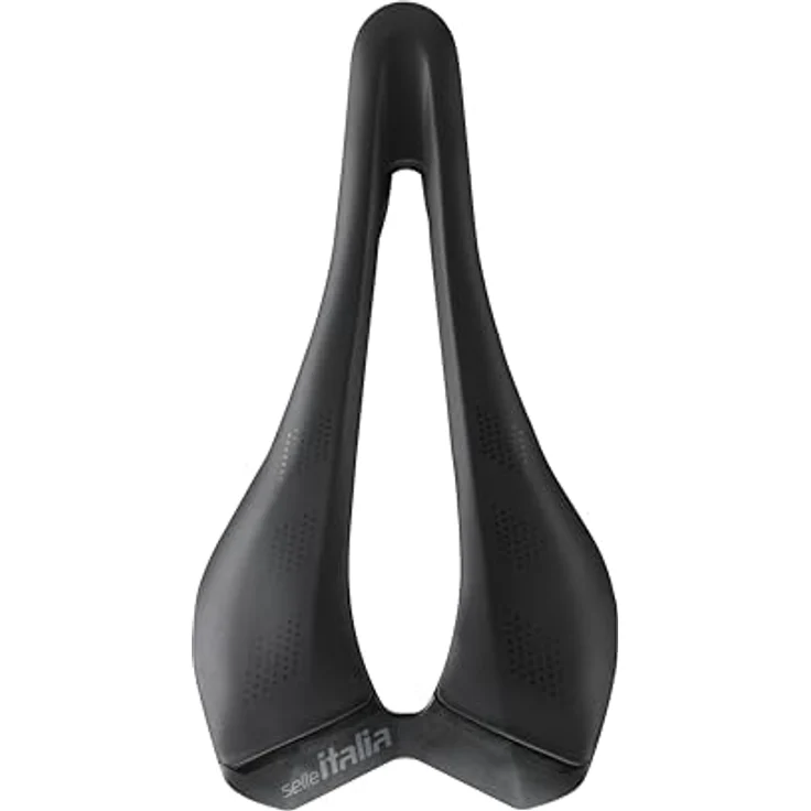 Selle Italia SLR Advan Rennrad-Sattel, Manganstahl-Rahmen, Superflow-Aussparung, Größe S3, Schwarz – Bild 2