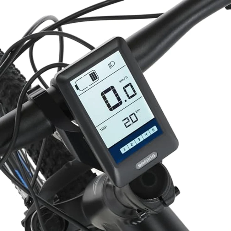 Fischer E-Mountainbike MONTIS EM 1726, Elektrofahrrad für Damen und Herren, RH 48 cm, Heckmotor 45 Nm, 48 V Akku, Schwarz – Bild 5
