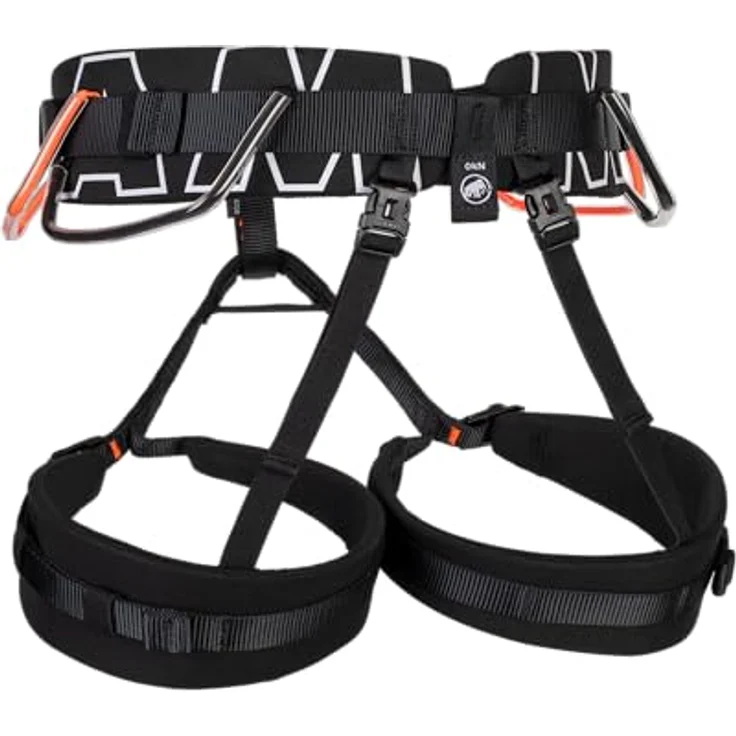 Mammut 4 Slide Klettergurt, robuster und bequemer Klettergurt, verstellbar, Größe M, L, XL – Bild 2
