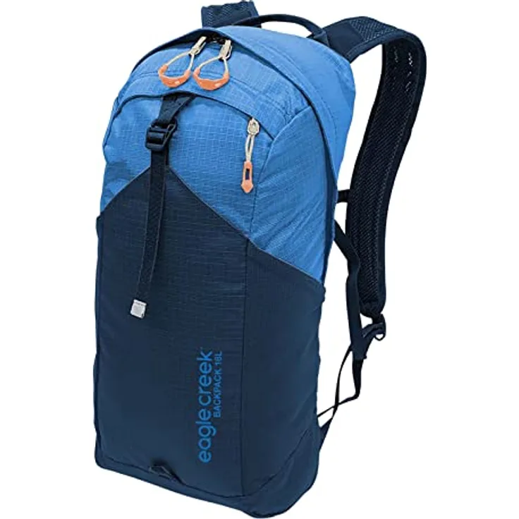 Eagle Creek Ranger XE Backpack 26, Unisex Wanderrucksack, blau, 26 l, atmungsaktives Rückenteil, abnehmbarer Hüftgurt, Trinkmanschette, seitliche Kompressionsriemen