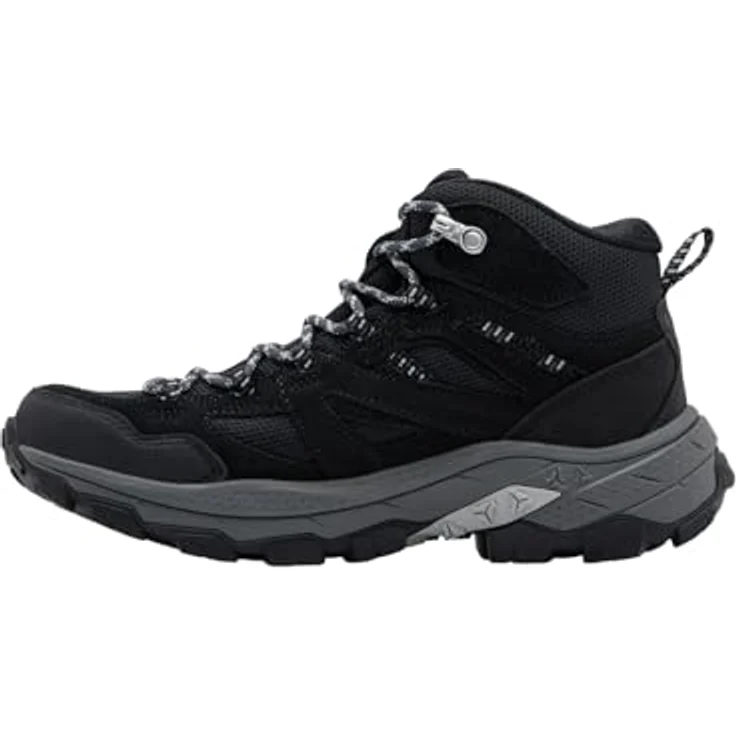 Jack Wolfskin Women's Vojo Tour Texapore Mid, Wanderschuhe mit wasserdichtem Wetterschutz und griffiger Gummi-Außensohle, Schwarz, Gr. 41 – Bild 1