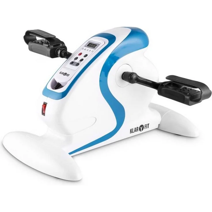 KLARFIT Heimtrainer Cycloony (LCD-Display, weiß-blau)