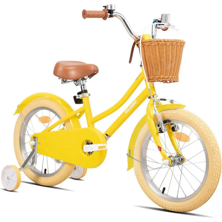 JOYSTAR Kinderfahrrad, stabiles Fahrrad mit Doppelbremssystem und höhenverstellbarem Sattel, mehrere Farben verfügbar