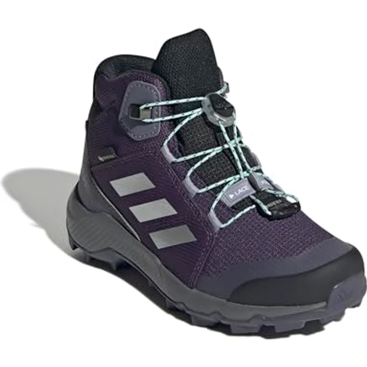 adidas TERREX MID GORE-TEX Wanderschuh, wasserdicht, mit Traxion Gummiaußensohle und Speed-Lacing System – Bild 3