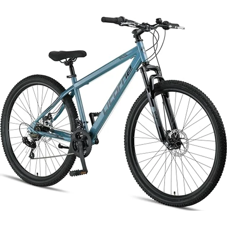 Licorne Bike Thunder Premium Mountainbike, 29 Zoll, Aquamarine, Discbremse, hochwertige Kettenschaltung, 85 % vormontiert, für Jungen und Mädchen, Damen und Herren – Bild 1
