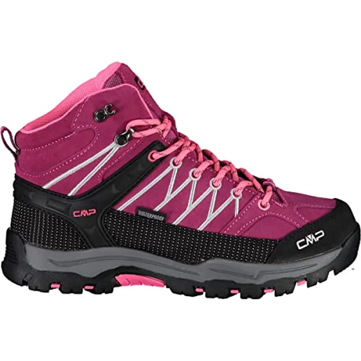 CMP Kids Rigel Mid Trekking Shoes WP, wasserdichte Wanderschuhe, berry-pink fluo, Größe 41 – Bild 2