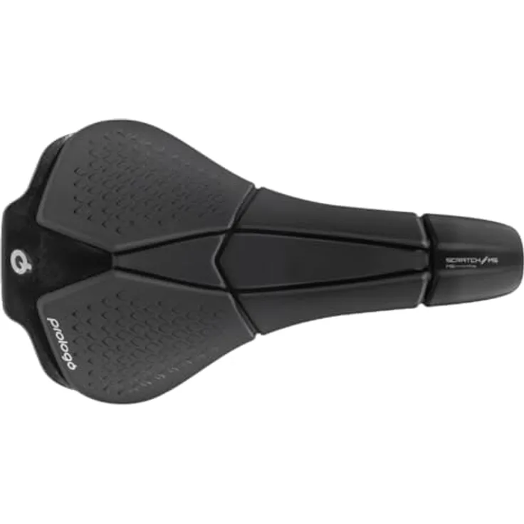 Prologo Scratch M5 140 Tirox Fahrradsattel, schwarz, mit MSS-Multisektorsystem und ergonomischem T SHAPE-Design