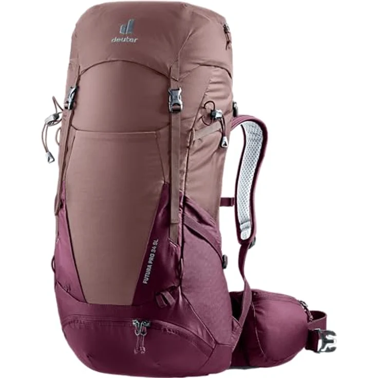 deuter Futura Pro 34 SL Damen Wanderrucksack, Aircomfort Netzrücken-System, optimales Tragekomfort mit Active-Comfort-Fit – Bild 1
