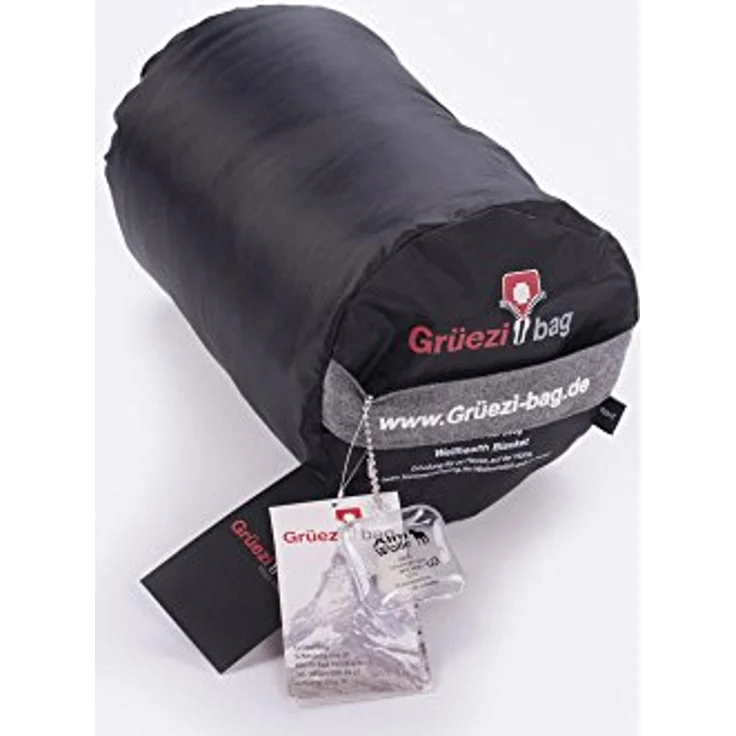 Grüezi Bag WellhealthBlanket Wool, Decken-Schlafsack 200 cm, aus mehrfach gebürsteter Mikrofaser mit Almwolle-Füllung, dreijahreszeiten-geeignet, antibakteriell und geruchshemmend – Bild 5