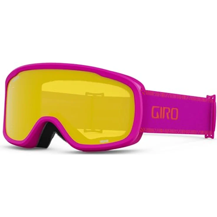 Giro Moxie Skibrille, pink chute und amber pink Scheibe (41% VLT) + gelbe Scheibe (84% VLT), EXV Design, OTG friendly, riesiges Sichtfeld – Bild 4