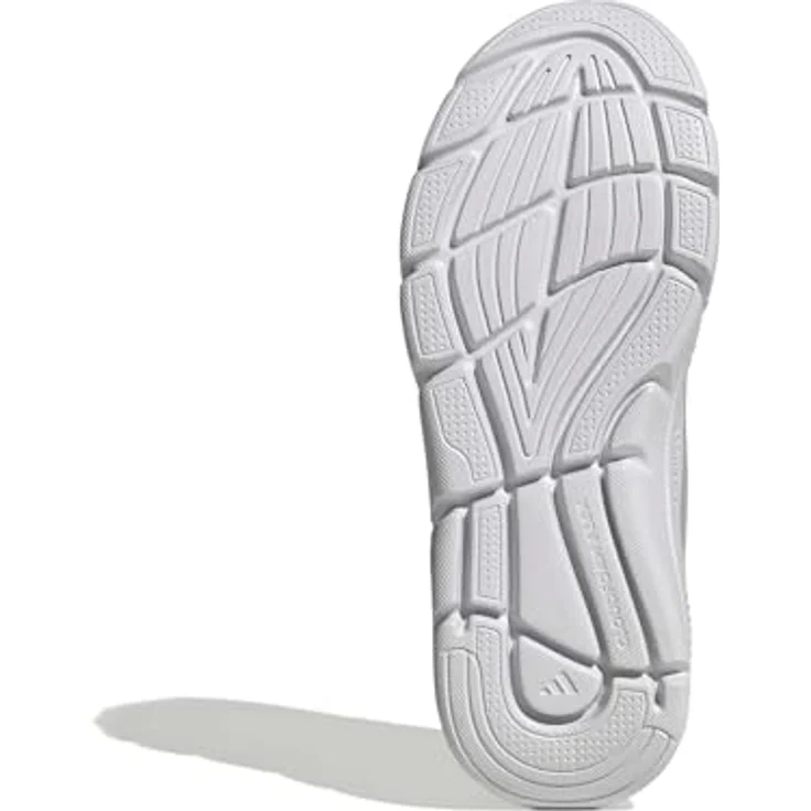 Adidas Cloudfoam Flex, Laufschuhe mit elastischen Schnürsenkeln, grau Light Solid Grey/Matte Silver/Clear Pink – Bild 8