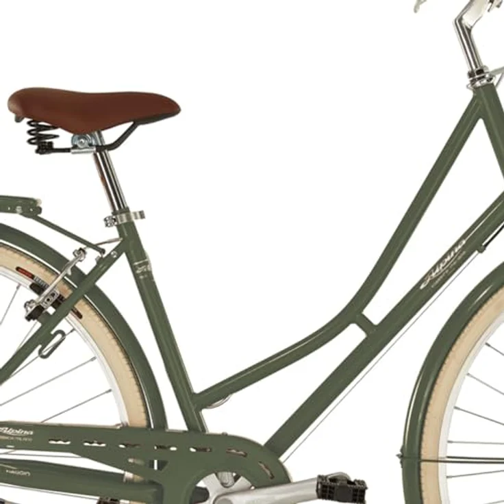 ALPINA Fahrrad Viaggio Frau, Olivgrün, 28" - 6-Gang-Getriebe, Stahlrahmen, 28" Räder – Bild 3