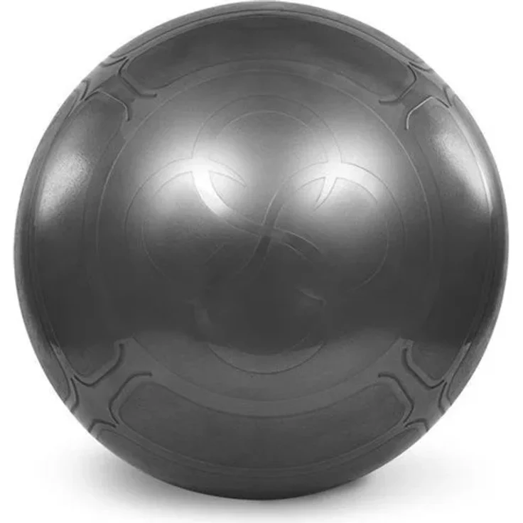BOSU Exercise Ball, 55 cm, vielseitiger und langlebiger Fitnessball aus platzsicherem Material, charcoal