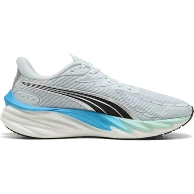 Puma Velocity NITRO 4, Herren Laufschuhe mit NITROFOAM™ Zwischensohle, atmungsaktivem Mesh-Obermaterial, PUMAGRIP Laufsohle, Blau, Größe 42 – Bild 5