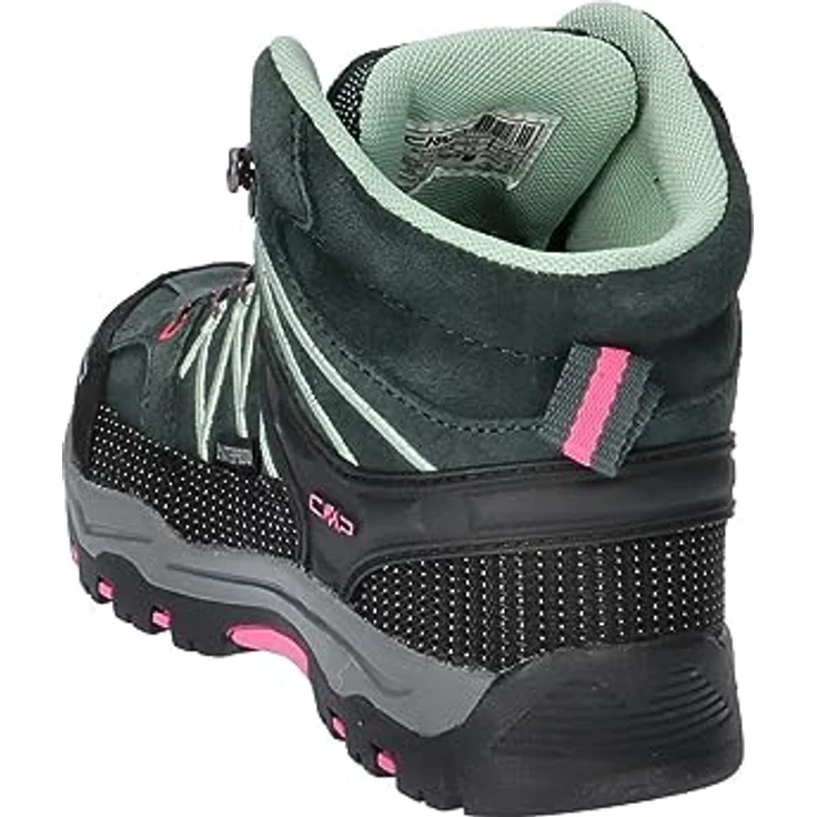 CMP Kinder-Allwetterstiefel KIDS RIGEL MID TREKKING SHOES, grau, wasserdicht mit CLIMA PROTECT-Membran, EU Größe 34 – Bild 4