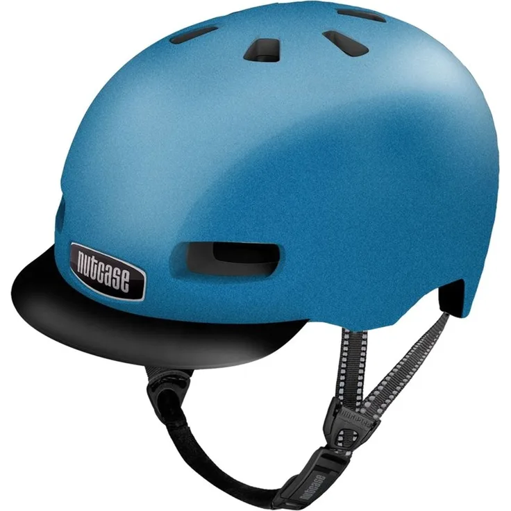 Nutcase Fahrradhelm Street Mips Gloss, Brittany, Größe S, mit MIPS-Technologie, 11 Lüftungsschlitzen und Fidlock Magnetverschluss