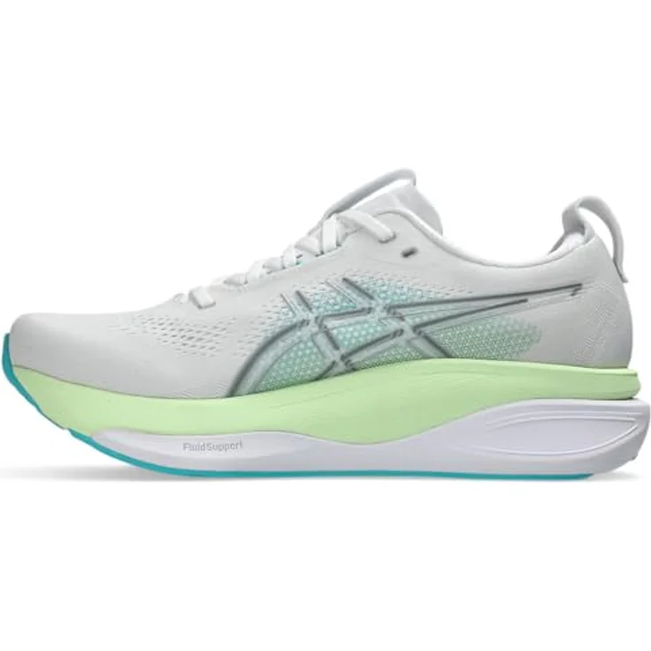 Asics GEL-KAYANO 33, Laufschuhe für Überpronierer mit atmungsaktivem Obermaterial, weiß, Größe 45 – Bild 3