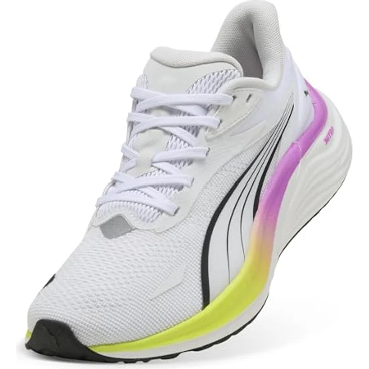 Puma Electrify Nitro 4 Laufschuhe für Damen, NITROFOAM™ und PROFOAM LITE Dämpfung, Weiß, EU 41 – Bild 6