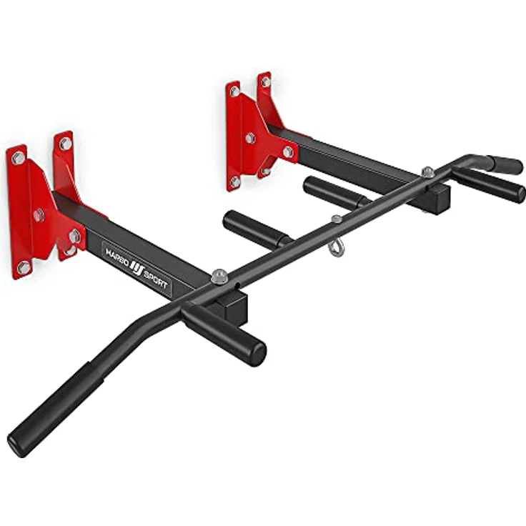 Marbo Sport, Klimmzugstange MH-D202+, Heimturnhalle Pull Up Bar, Universal Wand und Deckenstange mit Beutelhalter, Fitnessgeräte für zuhause, Sportgeräte – Bild 1