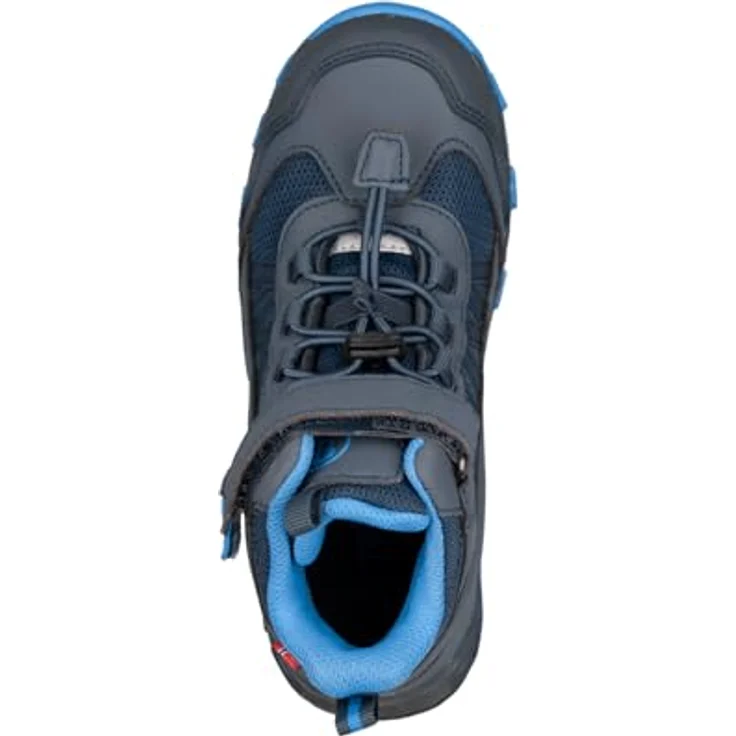 Trollkids Kid's Tronfjell Hiker Mid, Unisex Wanderschuhe, wasserdicht, Schnellschnürung, Blau, Größe 33 – Bild 3