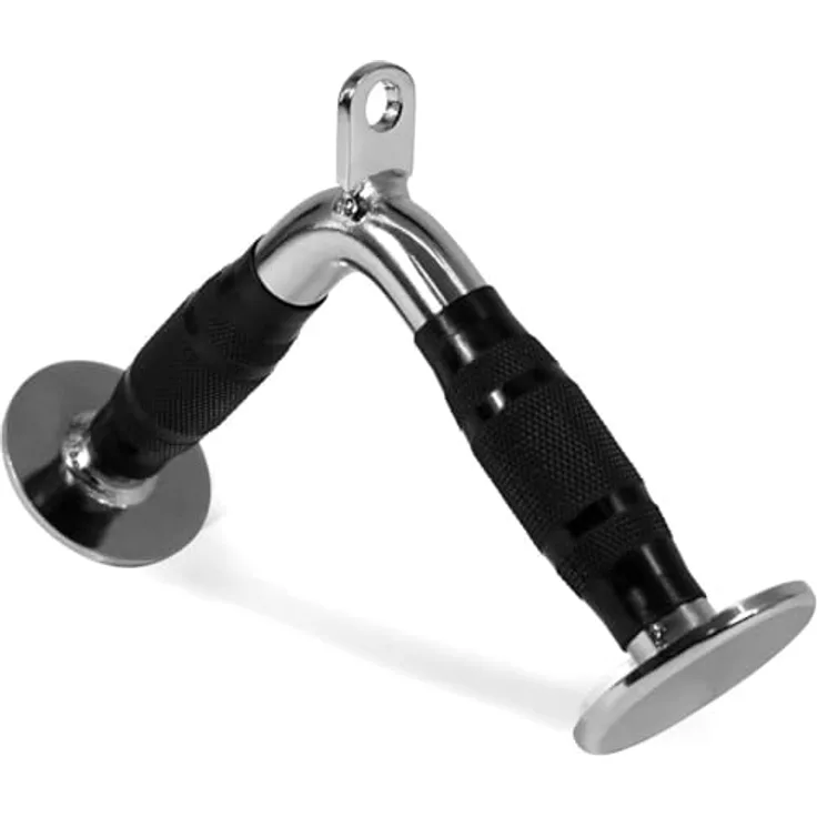 Yes4All Unisex-Erwachsene P5MV Lenker mit rutschfestem Gummigriff Kabelbefestigung – unterstützt bis zu 400 kg (gummiert), Bar, F. V-förmige Stange Gummi, Standard