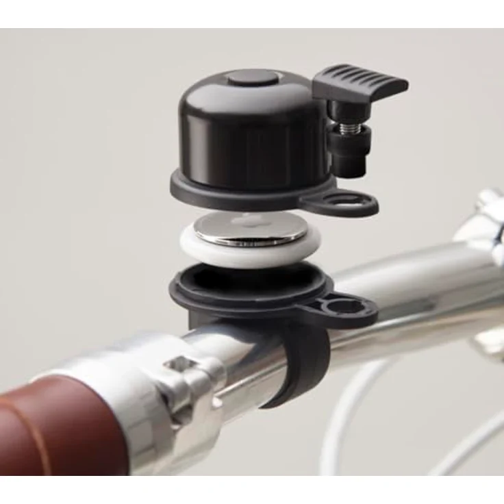 Hama AirBell, Fahrradklingel mit AirTag-Halter, Ø 2,2 cm, 85 dB, ideal für Diebstahlsicherung – Bild 4