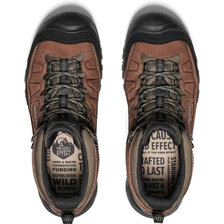 Keen TARGHEE IV MID WP, wasserdichter Wanderschuh für Herren mit knöchelhohem Schaft und profilierten Gummi-Sohlen – Bild 5